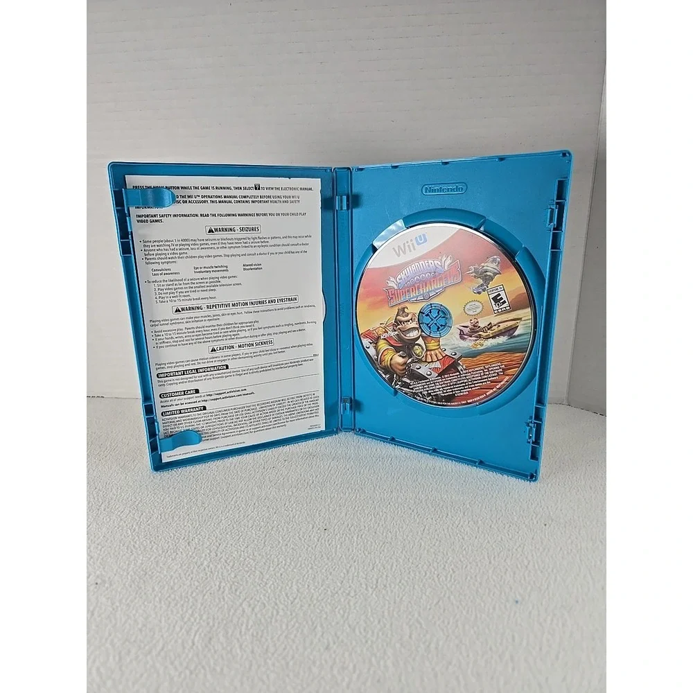 Wii U Skylanders SuperChargers Game Only Complete Near Mint‎ Disc 2015